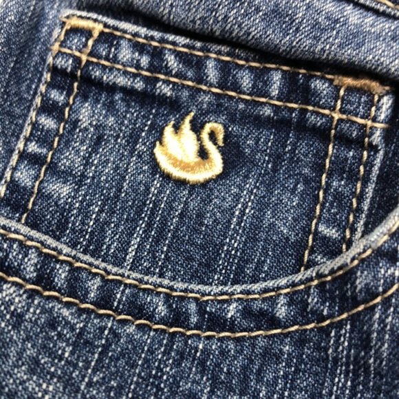 VINTAGE GLORIA VANDERBILT CROP STRAIGHT JEANS 8x26 🦢 - Picture 3 of 11